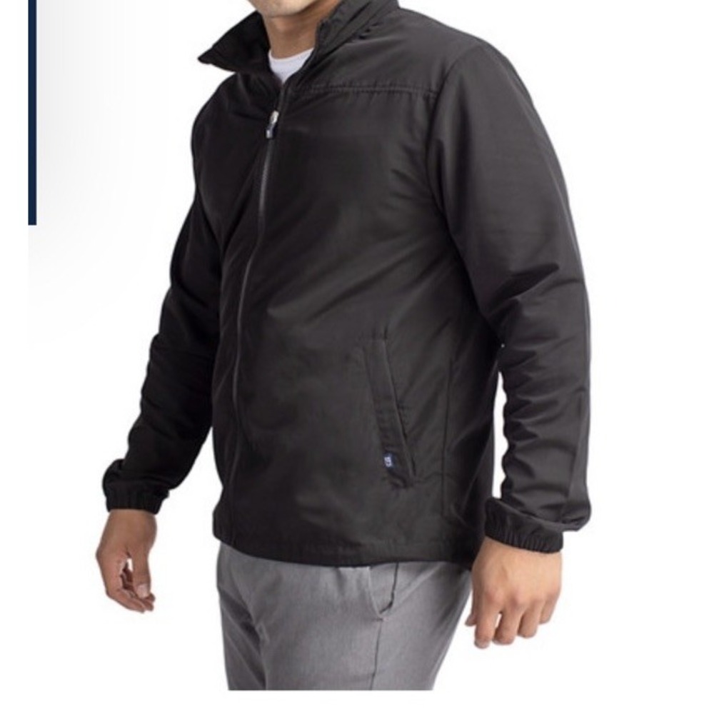 Cutter & Buck Charter Eco Packable Jacket Hooded Mens‎ Large Eagle Ridge Golf